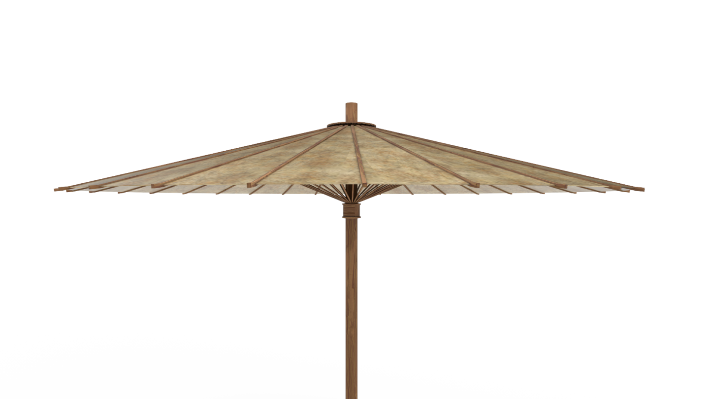an umbrella on a white background