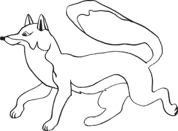 how to draw a wolf