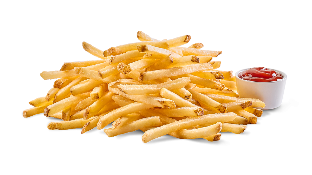 a pile of french fries