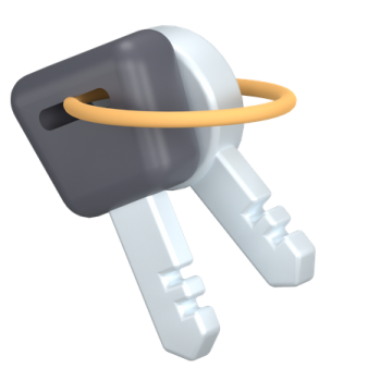 an image of a key with a ring on it