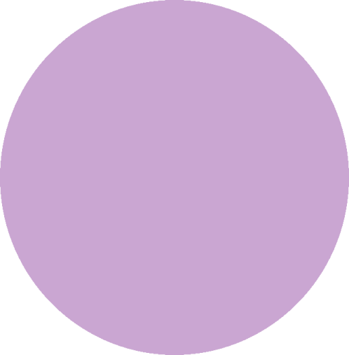 a purple circle with a white background