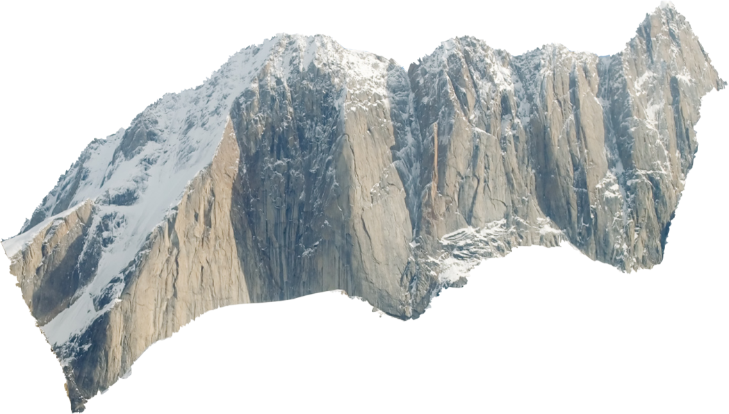 a large mountain with snow on it