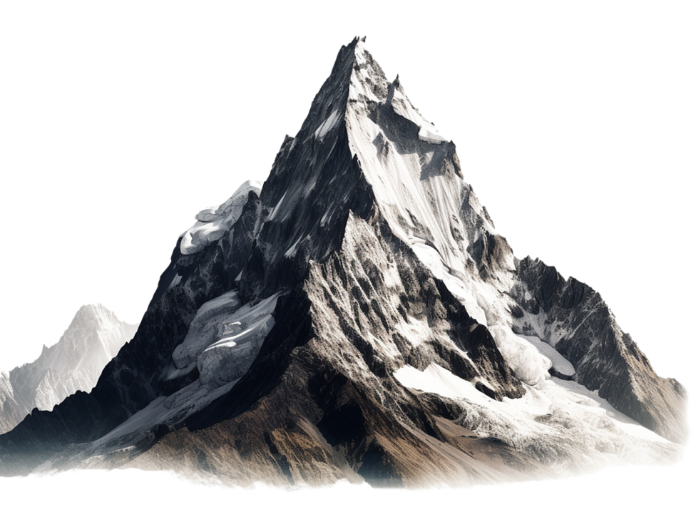 a snow covered mountain