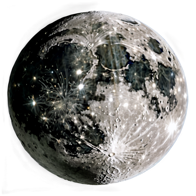 a black and white image of the moon