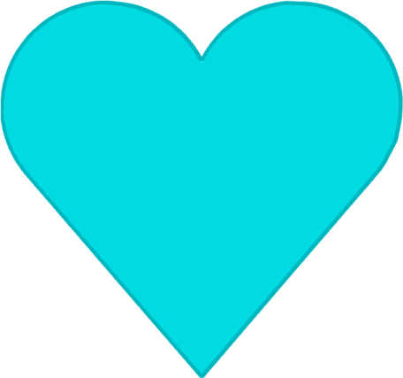 a blue heart icon