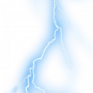 a lightning bolt in the sky