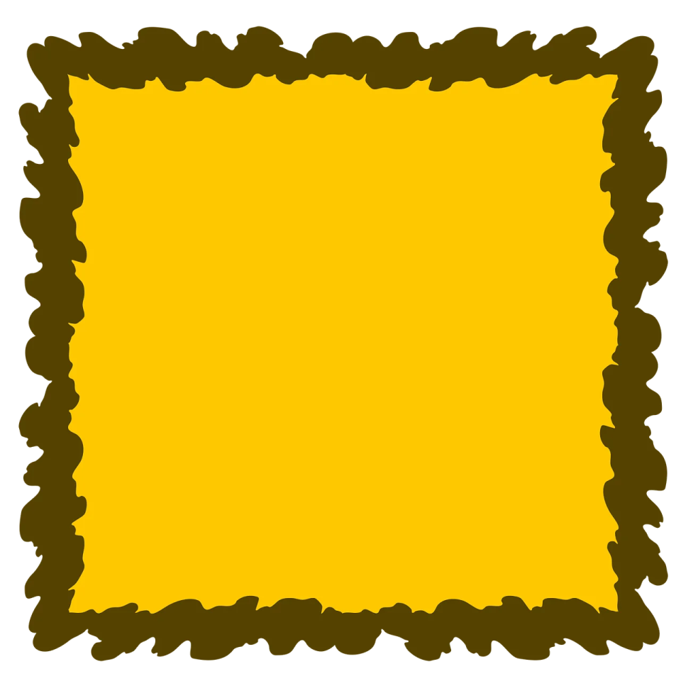 an image of a yellow square frame