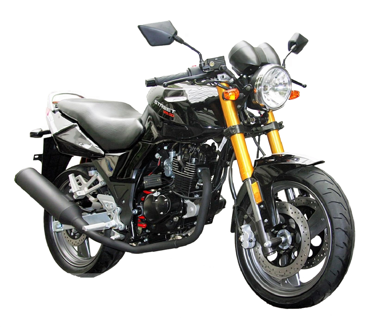 an image of a motorcycle on a white background