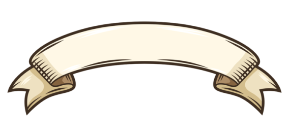 a scroll with a blank ribbon