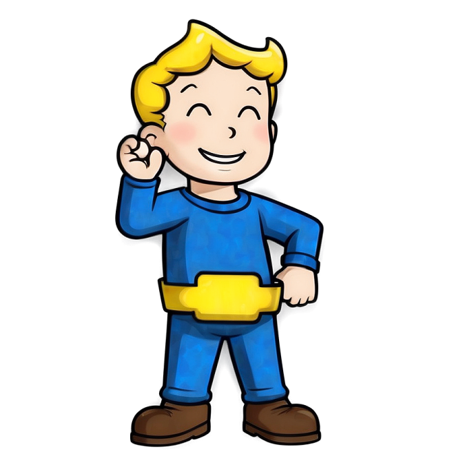 a cartoon man in blue overalls talking on the phone