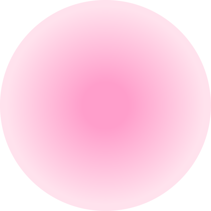 a pink circle on a white background
