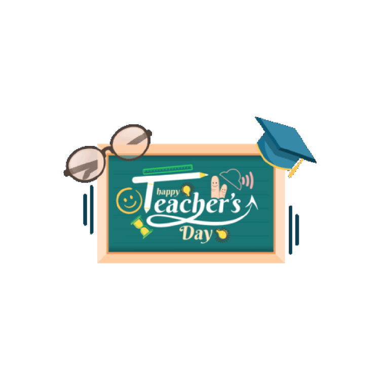 teacher's day logo