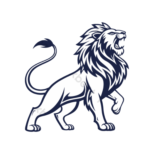 the lion logo