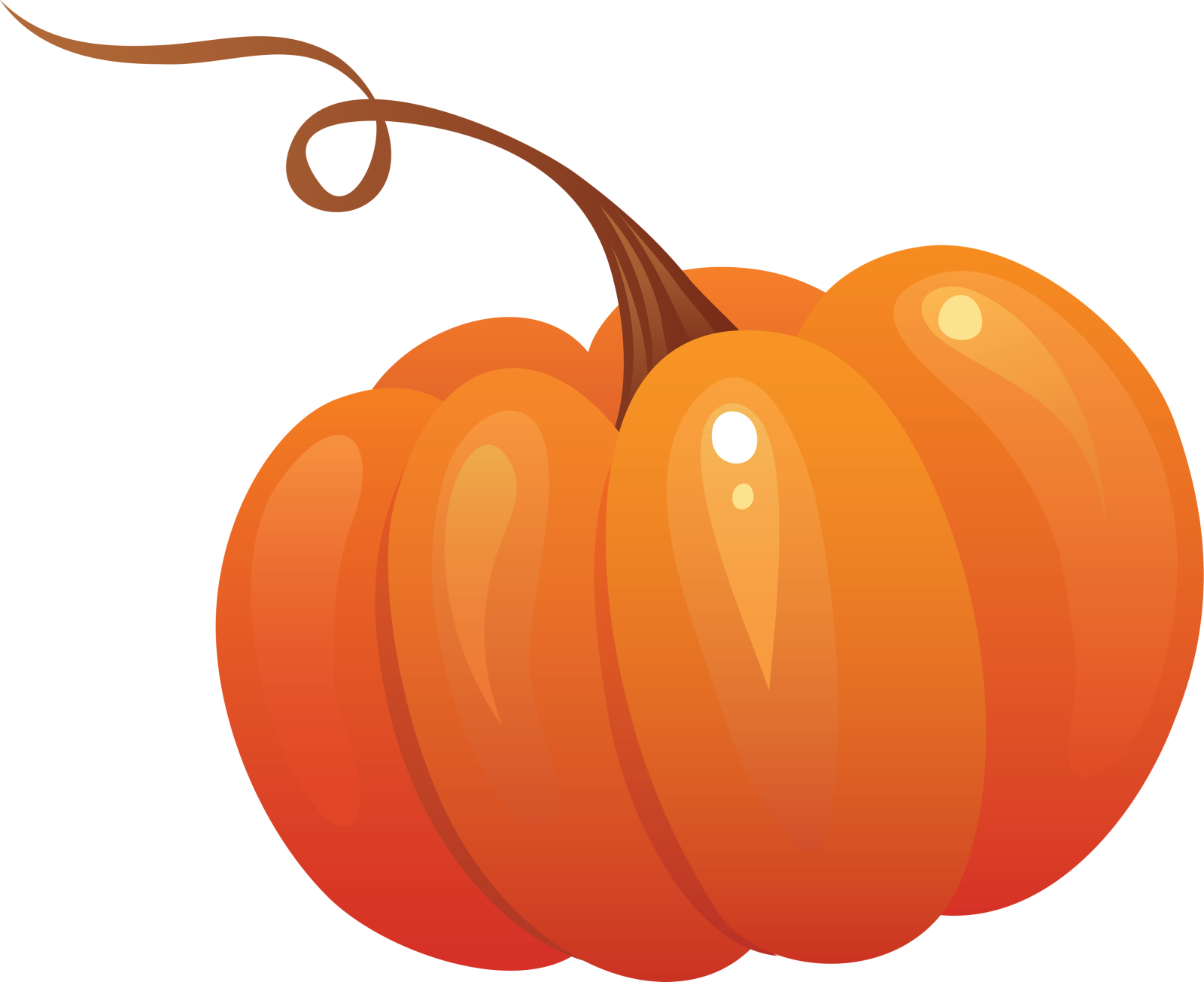 a pumpkin on a white background
