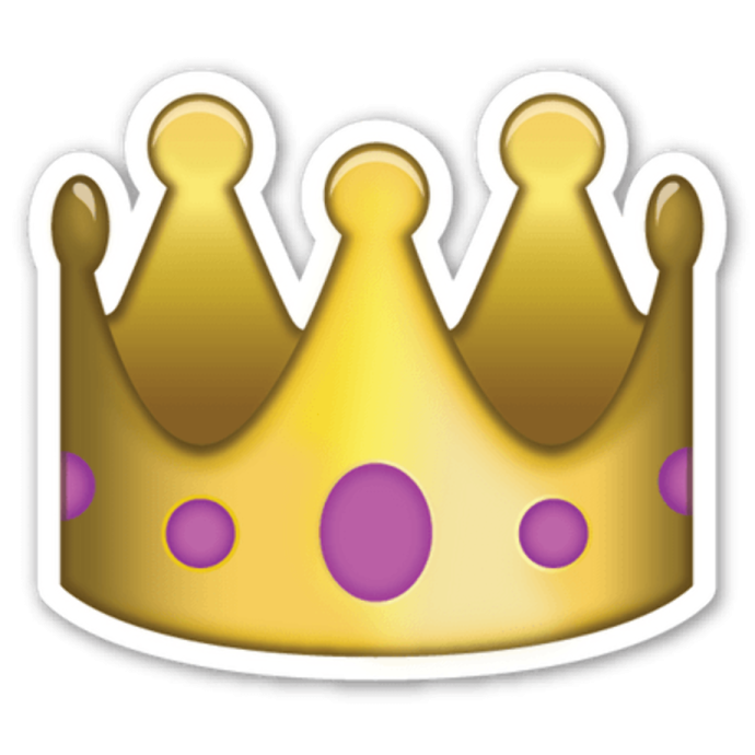 the crown sticker