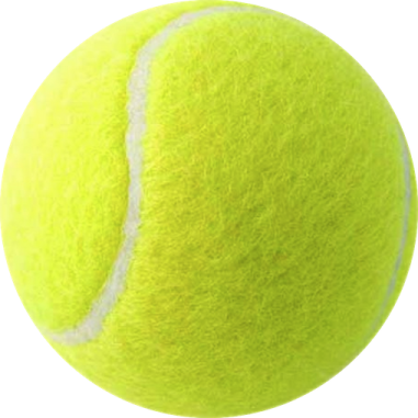 a tennis ball on a white background