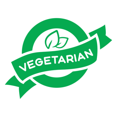 the logo for vegetarian
