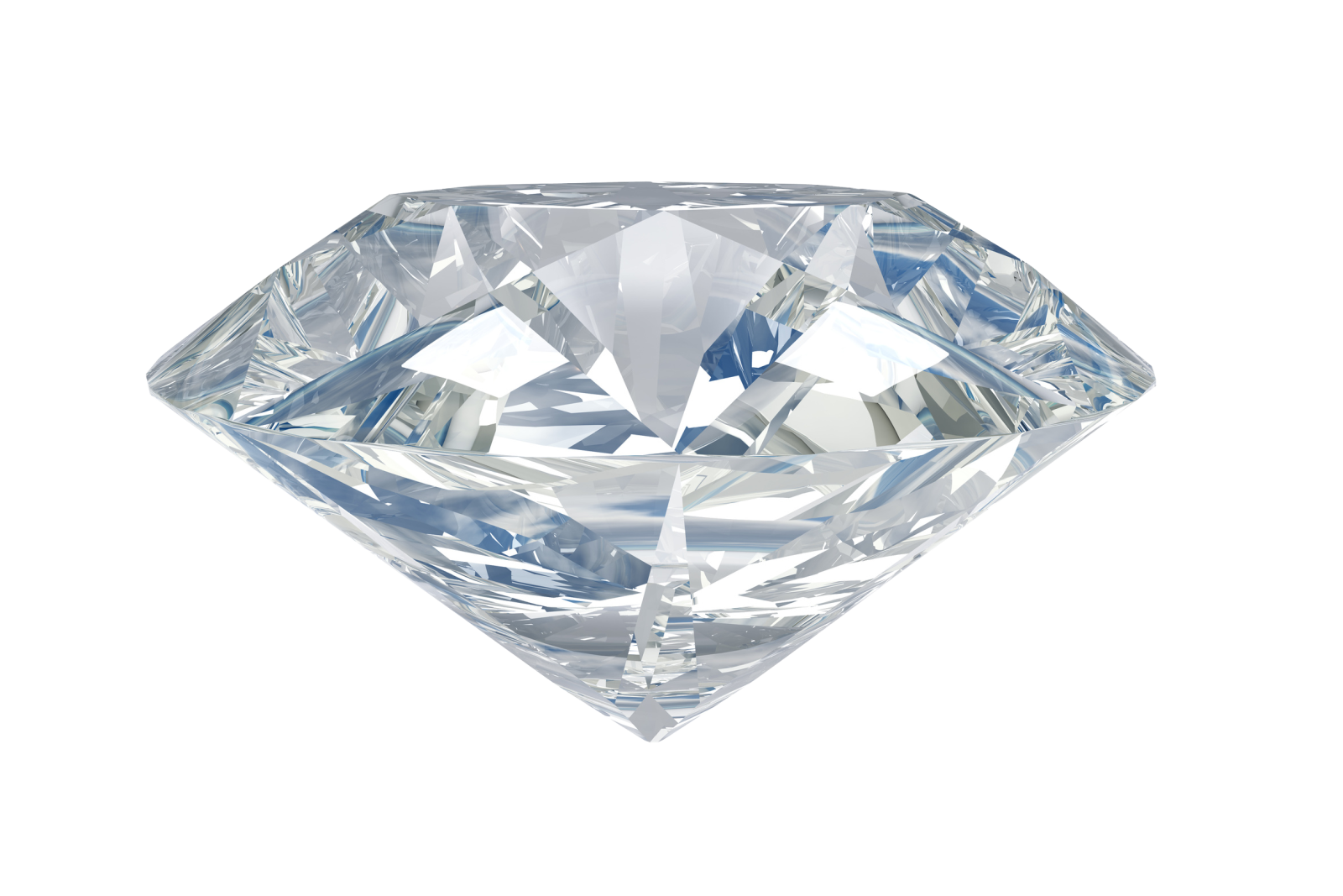 a diamond on a white background