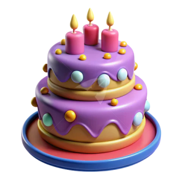 a cake with candles on top of it