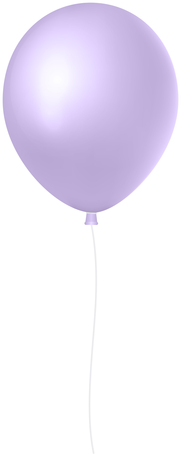a purple balloon on a white background