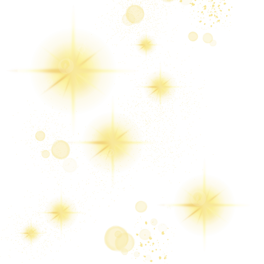 a white background with yellow and blue stars