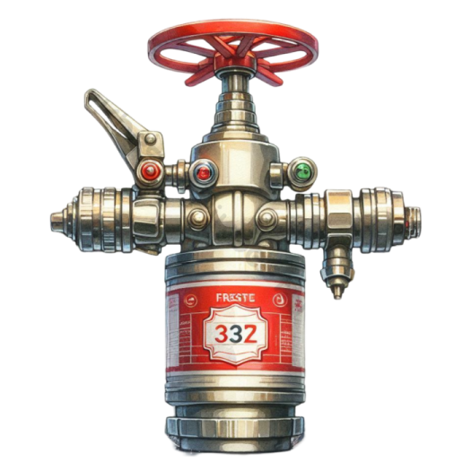 a close up view of a fire hydra