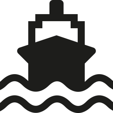 a black and white image of a ship