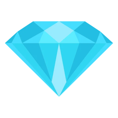 a blue diamond