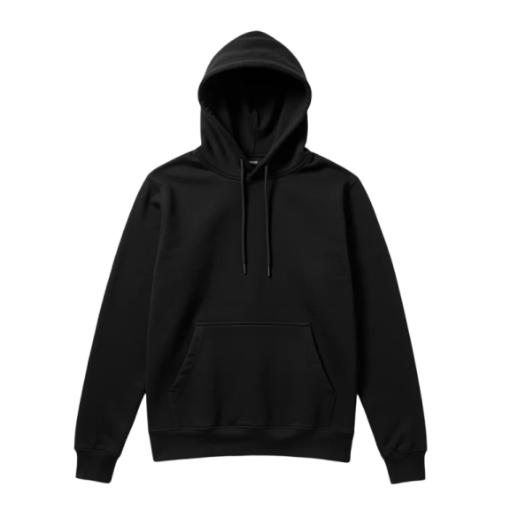 a picture of a black hoodie