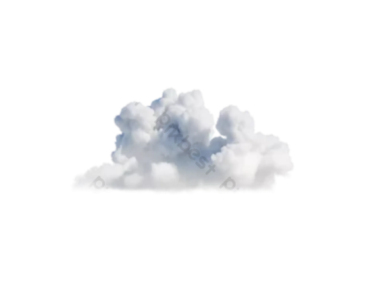 a pile of white clouds on a white background