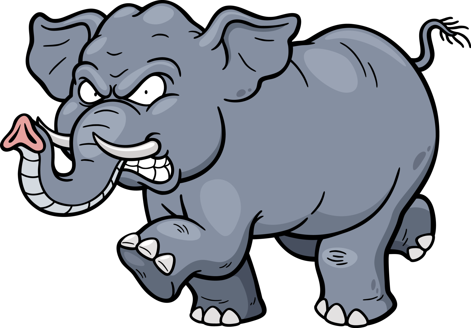 an elephant cartoon character