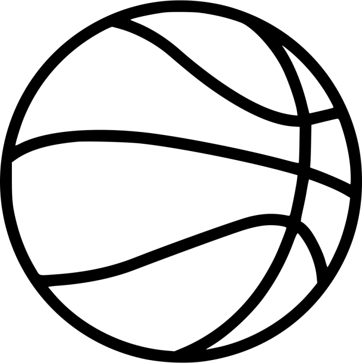 a basketball ball on a white background