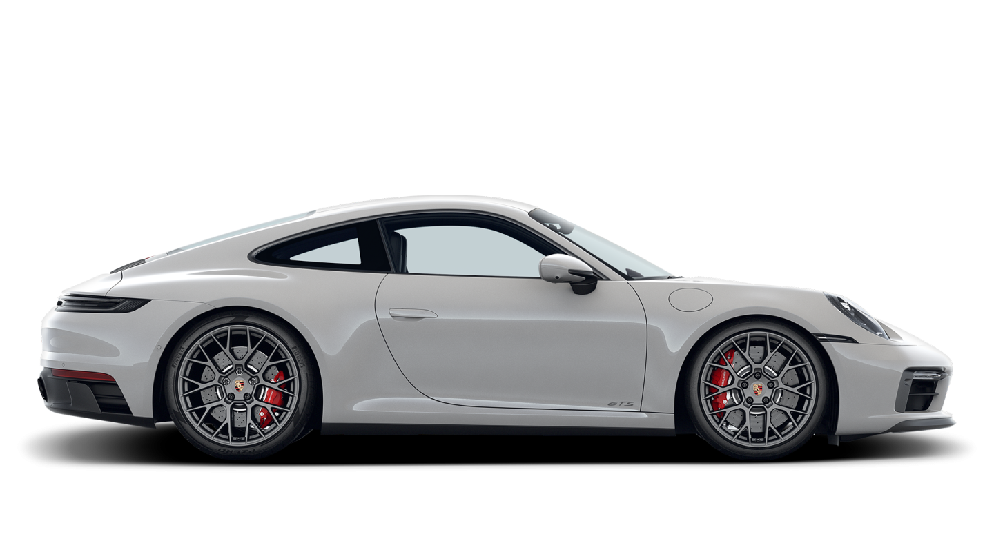 a white porsche sports car