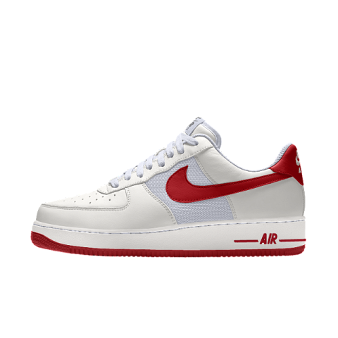 nike air force low white / university red