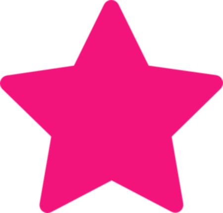 a pink star