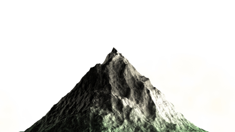 a mountain is shown in this image