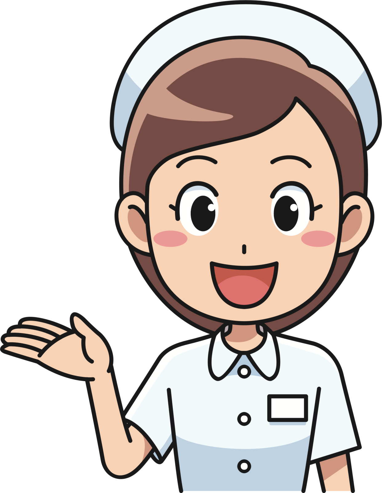 illustration of a female nurse