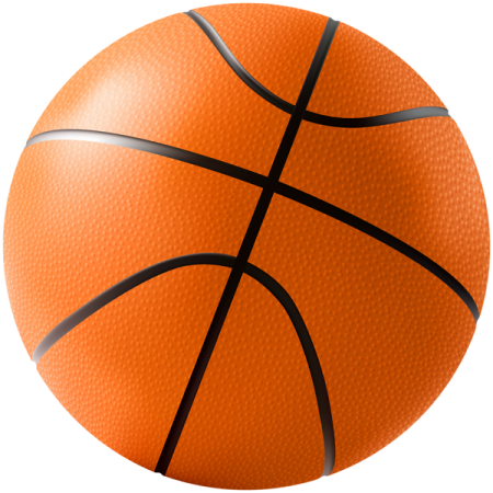 a basketball ball on a white background