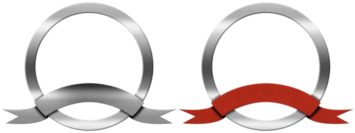 a pair of scissors and a red ribbon