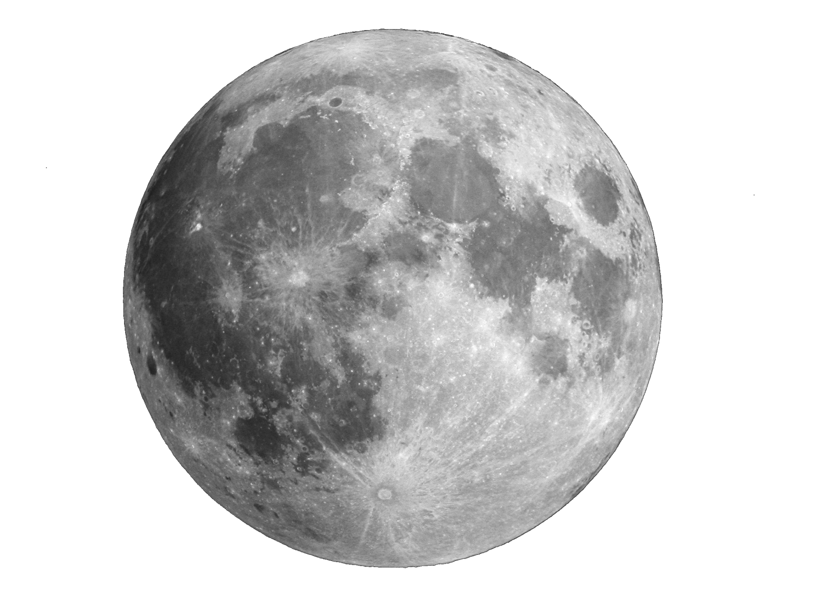 a drawing of the moon on a white background