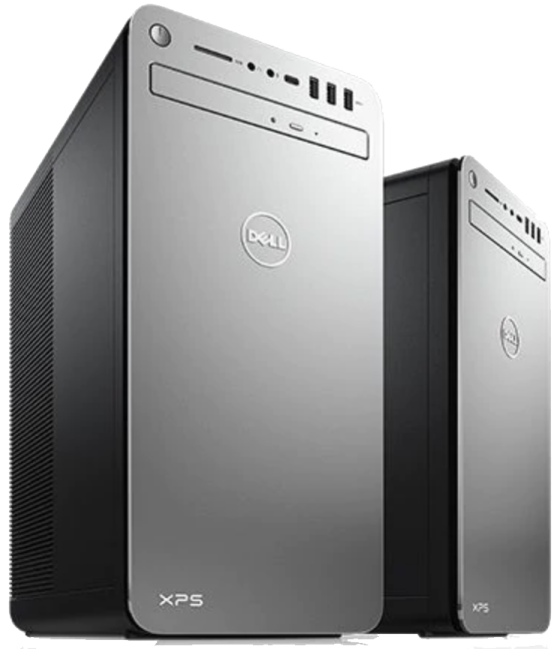 the dell desktop pc is shown in this image