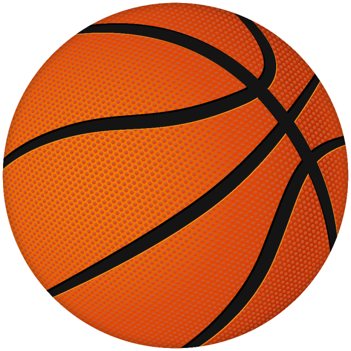 a basketball ball on a white background