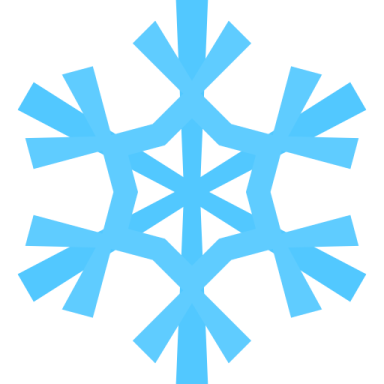 a blue snowflor logo