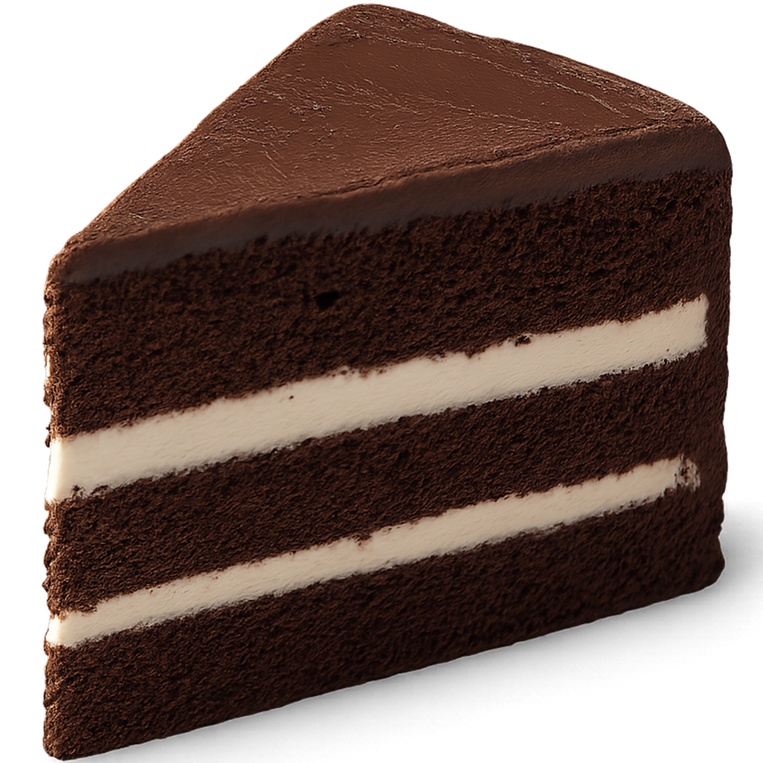 a piece of chocolate cake