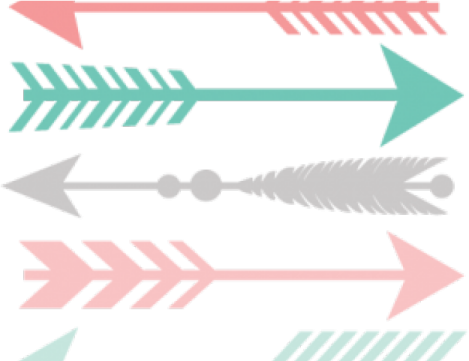 a set of arrows on a white background