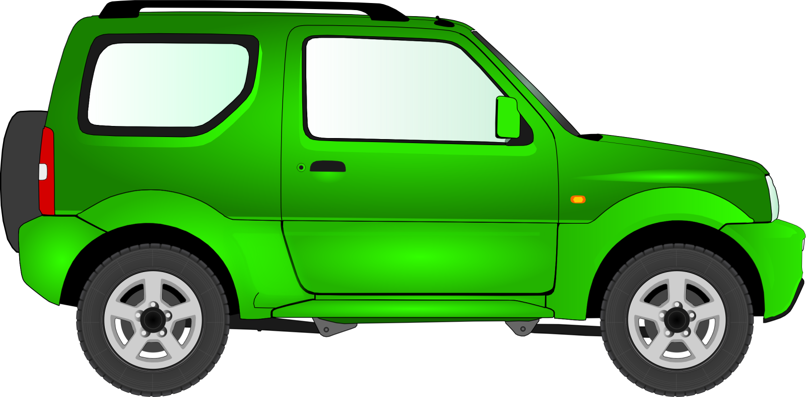a green car clipart