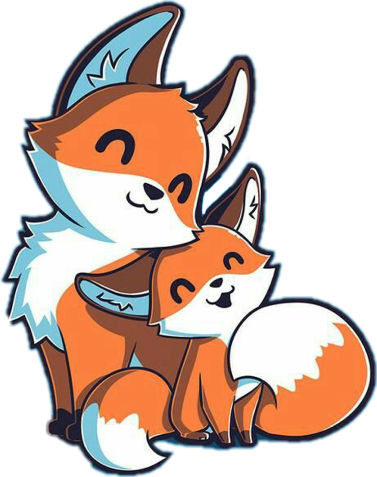 a couple of foxes