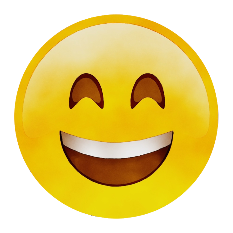a close up of a yellow smiley face