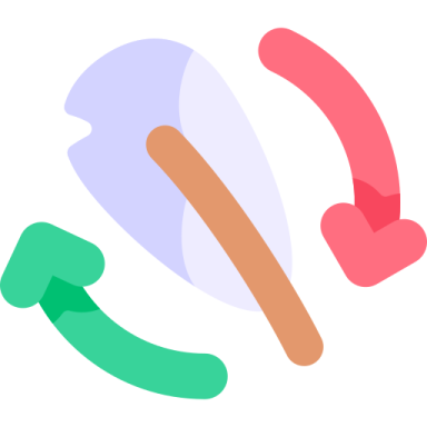 an image of two different colored arrows