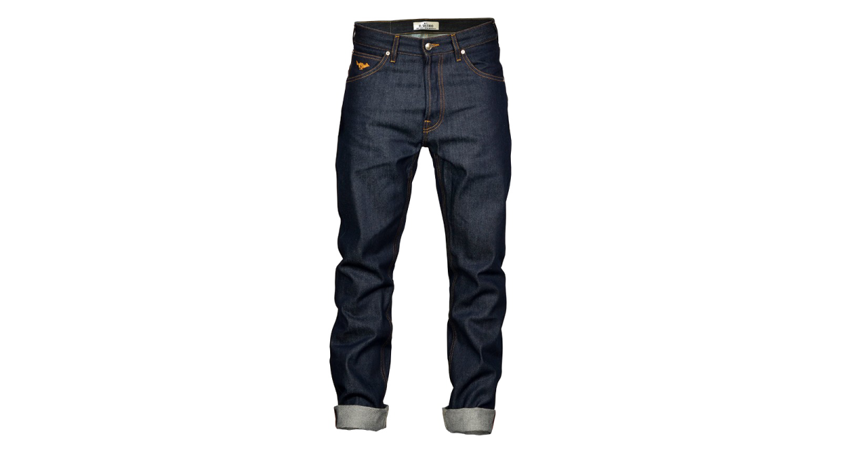 a pair of jeans on a white background